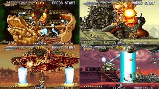 Metal Slug X Todos los Jefes Nivel 8 All bosses