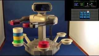 R.O.B. the Robot Stack Up in Action NES Robotic Operating Buddy Working Robot Block