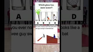 The second one actually TRICKS you 