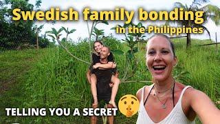 Swedish Niece impressions of the Philippines! ALSO telling you a Secret!  (Vlog 58 - Siargao)