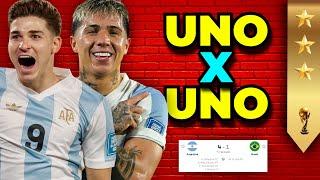 LOS PUNTAJES: ARGENTINA 4 - 1 BRASIL | Eliminatorias Sudamericanas