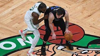 Jaylen Brown guarding Luka Doncic | 2024 NBA Finals