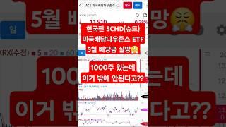 미국배당다우존스 5월 배당금 실화냐??