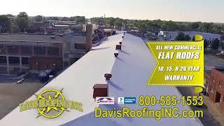 Davis Roofing Flat Roof Commercial 30 second