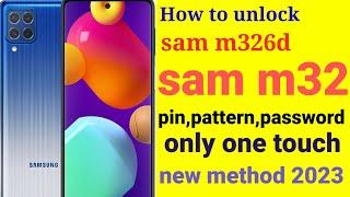 How to unlock sam m32? please one cleck in video your phone unloc.