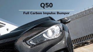 Installing a FULL CARBON Bumper on a Infiniti Q50 | Southbay Autoworkz