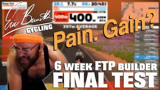 Zwift 6 Week FTP Builder - Final Ramp Test (did my FTP increase?)