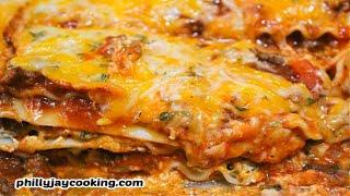 World's BEST EVER Italian Lasagna Recipe: How To Make Delicious Meat Lasagna