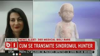 EMISIUNEA 360MEDICAL - B1TV - Sindromul Hunter 28.03.2021