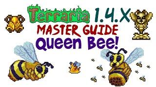 Terraria 1.4.x Queen Bee Expert & Master Mode Guide! (Summon Item, Arena, Drops, 1.4.0/1.4.3/1.4.4)