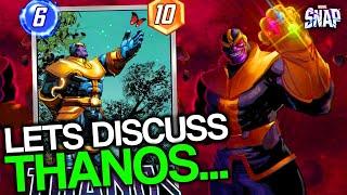 Lets discuss the Thanos Issue in Marvel Snap. Here is how to balance this card. | MARVEL SNAP 2024