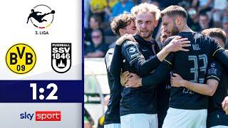 Ulmer lassen nicht nach! | Borussia Dortmund II - SSV Ulm | Highlights - 3. Liga 2023/24