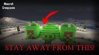 If a Desert Pyramid Turns to Slime, GET AWAY NOW! Minecraft Creepypasta