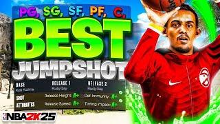 BEST JUMPSHOTS for ALL BUILDS & 3PT RATINGS in NBA 2K25! HIGHEST 100% GREEN WINDOW SEASON 3