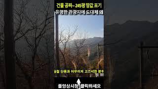 헉!! 12억 ⇒ 2억! 관광지로 유명한 바로 이곳에 무슨 일이 생겼을까?  공짜 건물에 땅값 계속 추락~~~