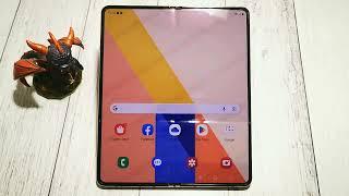 SAMSUNG GALAXY Z FOLD5: How to turn on Extra Dim option | Quick Guide