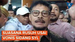 Momen Ricuh Usai SYL Divonis 10 Tahun Penjara, Kamera Wartawan Rusak!