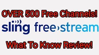 Sling Freestream Review! Is It The BEST Free TV Streamer⁉️