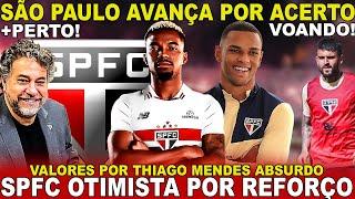 AVANÇOU!!! SPFC PRÓXMO DE ACORDO! REFORÇO VOANDO NO CT! PROPOSTA NA MESA! R$17 MI P/ FECHAR NEGÓCIO