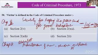 Code of Criminal Procedure MCQs | For RJS & ADA |