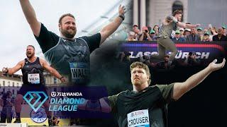 HEAD-TO-HEAD | Ryan Crouser & Tom Walsh | Wanda Diamond League