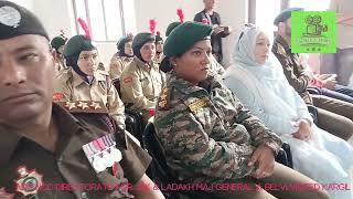 ADG NCC Maj Gen A Bevli visits Kargil interacts with cadets & officers of 2nd Battalion NCC Ladakh