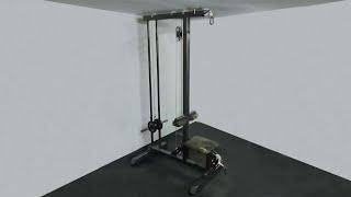 DIY Latzug / Kabelzug / Lat-Pulldown / Cable-Tower - schweißen / welding fürs Homegym / Bodybuilding