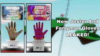 New Farryman And Jester Gloves + Ability LEAKED! | Roblox Slap Battles Leaks