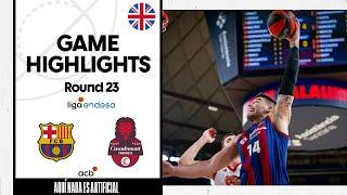 Barça - Casademont Zaragoza (109-68) HIGHLIGHTS | Liga Endesa 2023-24