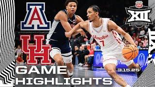 #1 Houston vs. #3 Arizona Game Highlights | 2025 Phillips 66 Big 12 Men’s Basketball Championship