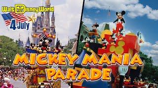 'Mickey Mania Parade' 4th of July 1994 Magic Kingdom Walt Disney World