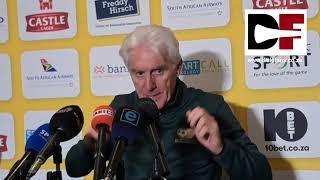 Bafana Bafana coach Hugo Broos reflects on 2-2 draw against Uganda