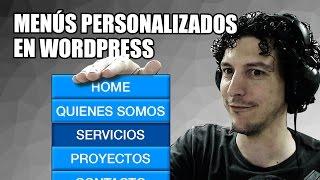 Crear menús en WordPress - Diseño y Programación Web