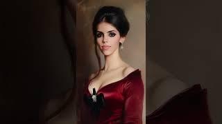 Elena Yerevan in the style of John Singer Sargent #shorts