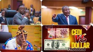 Why Is Dollar Running: Ato Forson Sweat In Parliament As Minority Seeks Questions NDC..Heated Debate