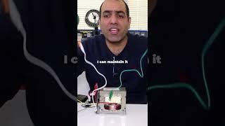 Arcs start on a small gap but extend longer with enough power #arc #short #highvolatge #funny