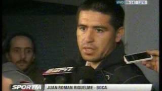 Declaraciones post Boca - Vélez Morel y Riquelme