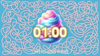 1 Minute Cotton Candy Bomb  Timer