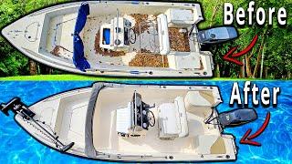 Hurricane Boat PULLED From Forest & RESTORED!!!