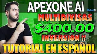 APEX ONE IA  PRESENTACIÓN EN ESPAÑOL  MÉTODOS Y PARA GANAR $20.00 DIARIOS 