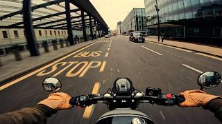 2025 Triumph Bobber Cloudy Ride Through London | POV | Exhaust [4K]