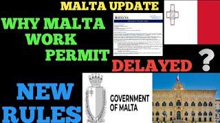 Malta New Update Today | Why Malta Work Permit Delay | New Rule By Malta Govt | #malta_visa #malta