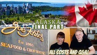 Vancouver: Stanley Park, Granville Island, Joe Fortes & Trip Q&A, Final Vlog (Alaska Part 13)