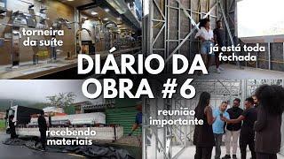 TEMOS TELHADO, A CASA JÁ ESTA FECHADA E PRIMEIRA COMPRA DE DECOR Diário de Obra #6  Camila Nunes