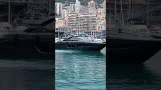 Stunning All Black Riva 88’ Domino Super In Monaco! // Instagram: mrsuperyachts