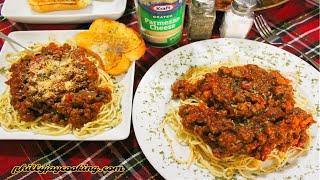 Easy Homemade Spaghetti & Meat Sauce Recipe: The Best Spaghetti And Meat Sauce