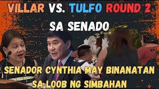 VILLAR AT TULFO MULING NAGKAINITAN SA SENADO. SEN. VILLAR MAY INAWAY SA LOOB NG SIMBAHAN