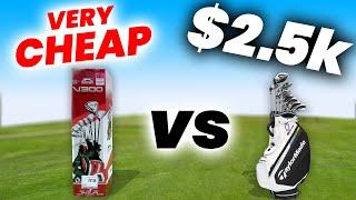 Expensive GOLF Clubs vs cheap box set clubs