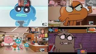 The Amazing world of Gumball Sparta remixes Quadparison 2