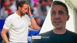 "I don't think it will end well" | Gary Neville reacts to England's 'concerning' start to Euro 2024